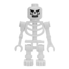 Minifigurka LEGO Skeleton, Evil Face, Straight Mechanical Arms