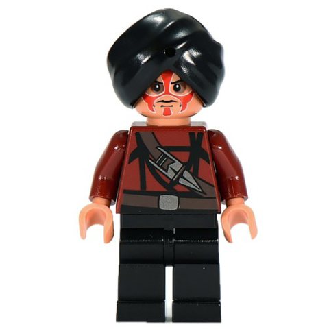 Minifigurka LEGO Temple Guard with Dark Red Shirt