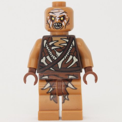 Minifigurka LEGO Gundabad Orc - Bald, White Forehead Paint