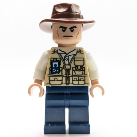 Minifigurka LEGO Vet with Fedora Hat, Stern