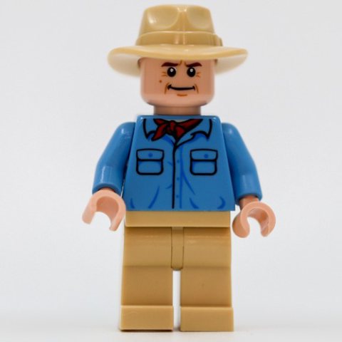 Minifigurka LEGO Alan Grant, Hat (3626c Head)
