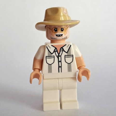 Minifigurka LEGO John Hammond, Light Nougat Arms
