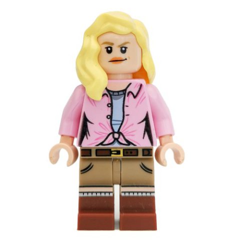Minifigurka LEGO Ellie Sattler, Bright Pink Shirt
