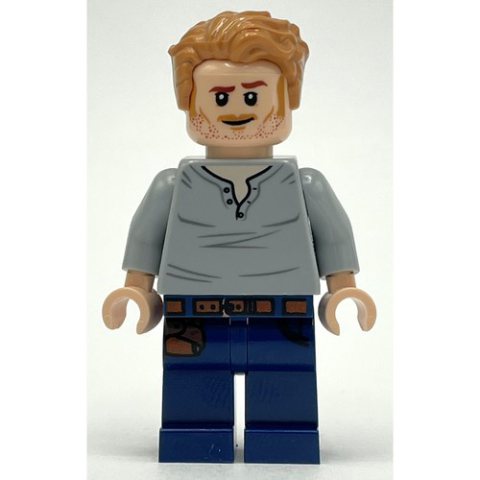 Minifigurka LEGO Owen Grady in Light Bluish Gray Shirt