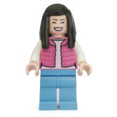 Minifigurka LEGO Park Guest in Dark Pink Vest Jacket