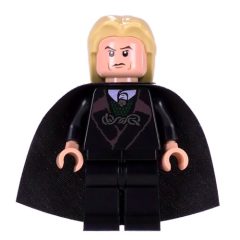 Minifigurka LEGO Lucius Malfoy, Black Robes and Cape, Death Eater Mask