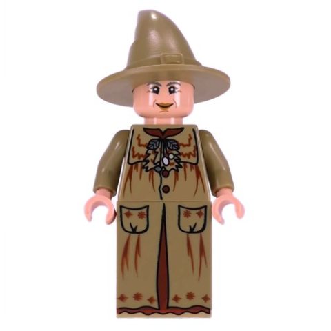 Minifigurka LEGO Professor Pomona Sprout in Dark Tan Robes
