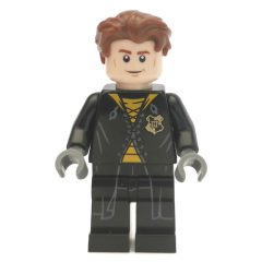 Minifigurka LEGO Cedric Diggory, Long Black Robe over Yellow Shirt, Shirt Tails