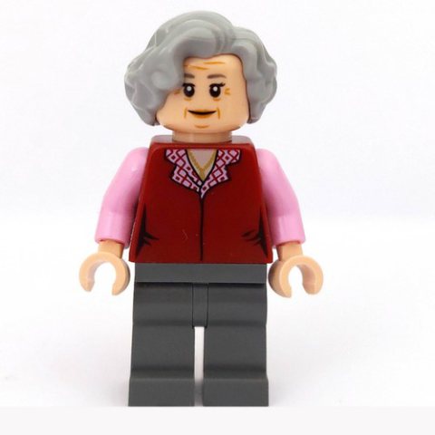 Minifigurka LEGO Trolley Witch, Dark Bluish Gray Legs