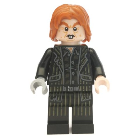 Minifigurka LEGO Peter Pettigrew, Black Suit, Odd Hands