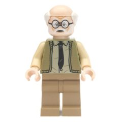Minifigurka LEGO Ernie Prang, Olive Green Sweater, Dark Tan Legs