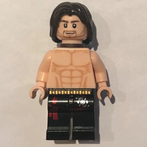Minifigurka LEGO Dastan, Shirtless with Scabbard