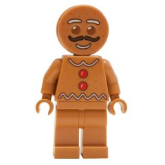 Minifigurka LEGO Gingerbread Man with Moustache