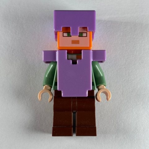 Minifigurka LEGO Alex in Medium Lavender Helmet and Armor