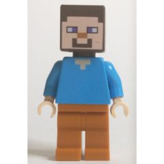 Minifigurka LEGO Steve with Dark Orange Legs