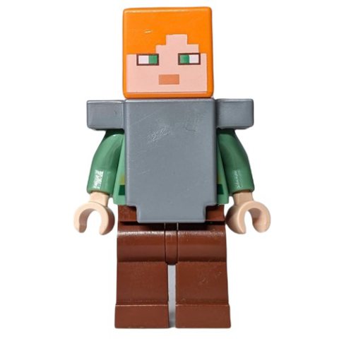 Minifigurka LEGO Alex in Flat Silver Armor