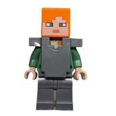 Minifigurka LEGO Alex in Flat Silver Armor and Legs