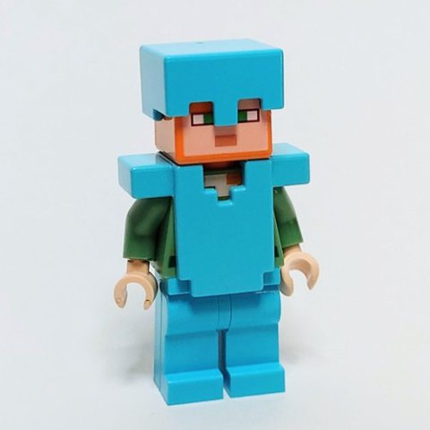 Minifigurka LEGO Alex with Medium Azure Helmet and Armor