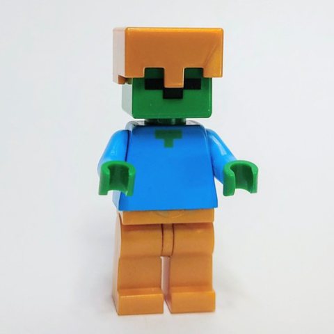 Minifigurka LEGO Zombie with Gold Helmet and Legs