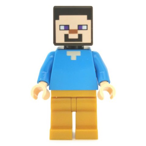 Minifigurka LEGO Steve with Pearl Gold Legs