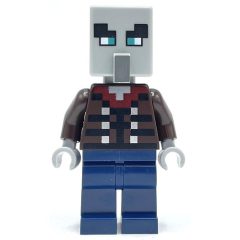 Minifigurka LEGO Illager, Vindicator, Dark Blue Legs, Wide Eyes