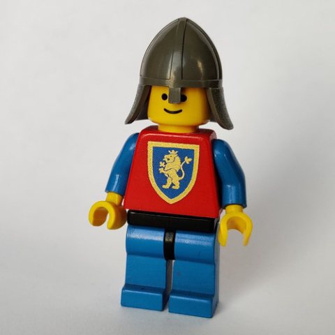 Minifigurka LEGO Knight (Crusader Lion) - Blue Legs, Neck Protector