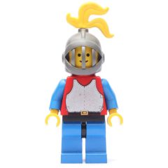 Minifigurka LEGO Knight (Breastplate on Red) - Blue Legs, Yellow Plume