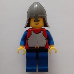 Minifigurka LEGO Knight (Breastplate on Red) - Blue Legs, Dark Gray Neck-Protector
