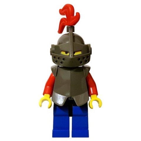 Minifigurka LEGO Knight (Breastplate on Blue) - Blue Legs, Armor, Red Plume