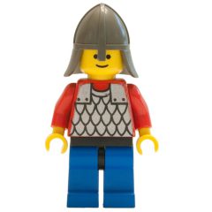 Minifigurka LEGO Knight (Scale Mail on Red) - Red Arms, Blue Legs, Dark Gray Neck-Protector