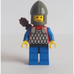 Minifigurka LEGO Archer (Scale Mail on Red) - Blue Arms, Blue Legs