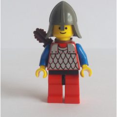 Minifigurka LEGO Archer (Scale Mail on Red) - Blue Arms, Red Legs