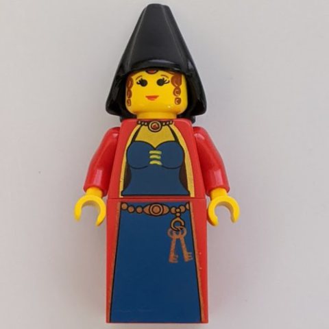Minifigurka LEGO Maiden (Knights Kingdom I) - Black Cone Hat