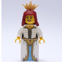 Minifigurka LEGO Maiden (Blue Lion) - Dark Red Hair