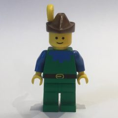 Minifigurka LEGO Forestman (Forestmen) - Blue, Yellow Plume