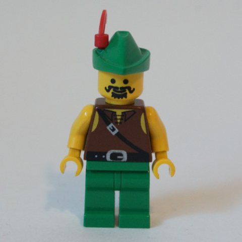 Minifigurka LEGO Forestman (Dark Forest) - Green Hat