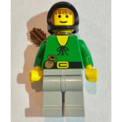 Minifigurka LEGO Forestman Archer (Dark Forest) - Black Hood