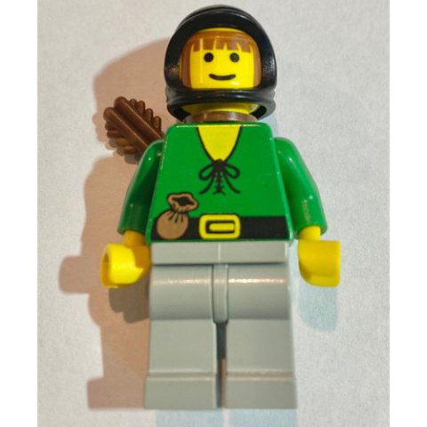 Minifigurka LEGO Forestman Archer (Dark Forest) - Black Hood
