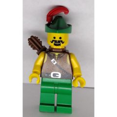 Minifigurka LEGO Forestman Archer (Dark Forest) - Green Hat