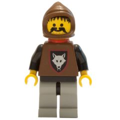 Minifigurka LEGO Fighter (Wolfpack) - Brown Hood
