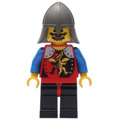 Minifigurka LEGO Knight (Dragon Knights) - Black Legs, Neck-Protector