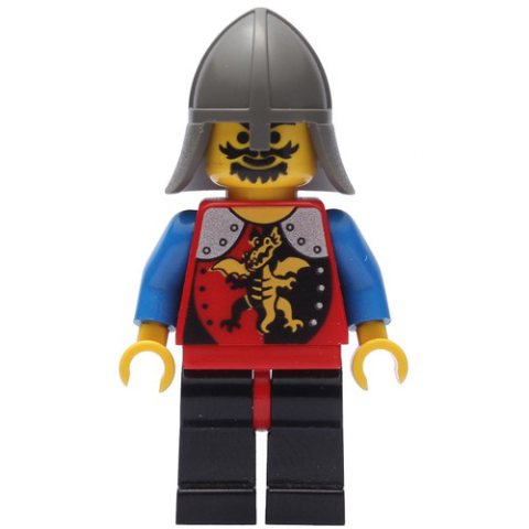 Minifigurka LEGO Knight (Dragon Knights) - Black Legs, Neck-Protector