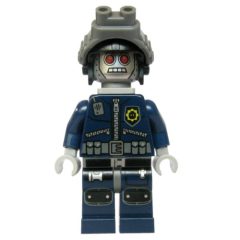 Minifigurka LEGO Robot Police, Helmet with Night Vision Goggles, Neck Bracket