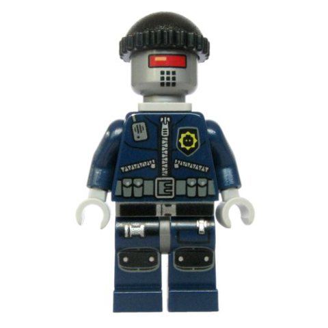 Minifigurka LEGO Robot Police, Hat, Neck Bracket