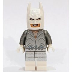 Minifigurka LEGO Batman, Glitter Silver Suit, White Cowl