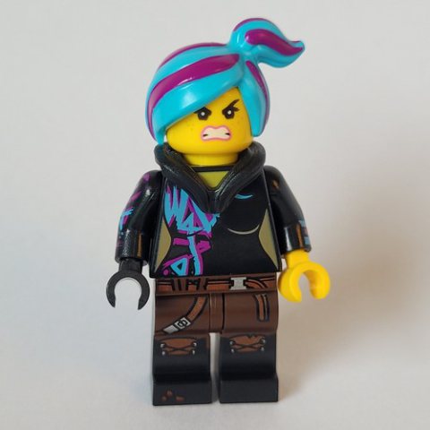 Minifigurka LEGO Lucy Wyldstyle, Medium Azure Hair