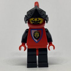 Minifigurka LEGO Knight (Royal Knights) - Black Legs, Red Helmet, Red Plume