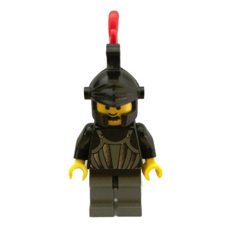 Minifigurka LEGO Knight (Fright Knights) - Black Helmet, Red Triple-Plume
