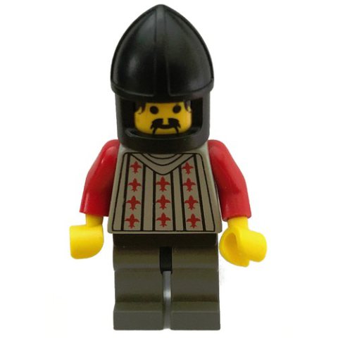 Minifigurka LEGO Knight (Fright Knights) - Dark Gray Legs, Black Chin-Guard