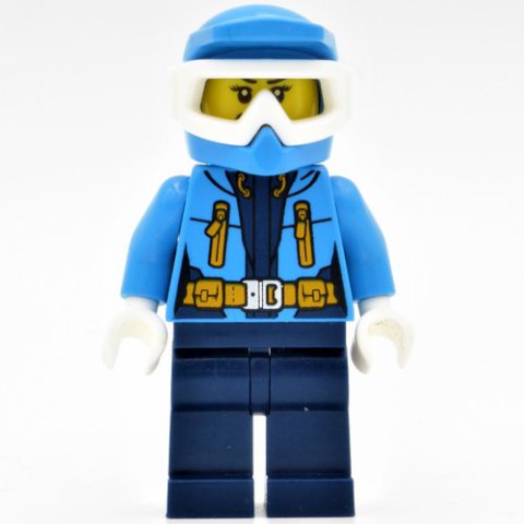 Minifigurka LEGO Arctic Explorer, Dirt Bike Helmet, Snow Goggles, Woman